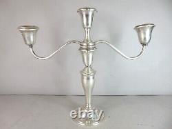 Vintage Antique Pair of Gorham Sterling Silver Candlesticks Holders E903