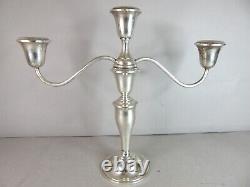 Vintage Antique Pair of Gorham Sterling Silver Candlesticks Holders E903