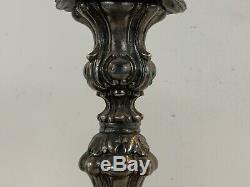Vintage Barbour Silver Co. Pair of Silver Plate Candlesticks 6875