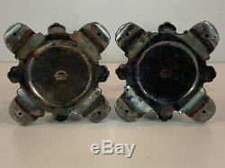 Vintage Barbour Silver Co. Pair of Silver Plate Candlesticks 6875