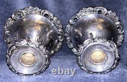 Vintage Baroque by Wallace Silverplate CandleHolder Candlestick