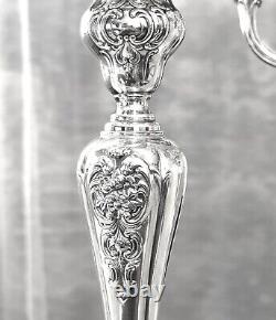 Vintage Candelabra Gorham Silver Louis XV Sterling Ornate Candle Holders PAIR
