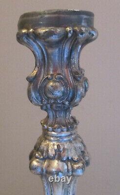 Vintage Candelabra Pair, 3-Branch by Wm. Rogers, #116 Silverplate Baroque CENT