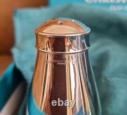 Vintage Christofle ALBI Pair Silver Plate Salt & Pepper Shakers Cruet With Box