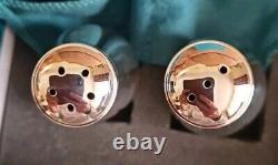 Vintage Christofle ALBI Pair Silver Plate Salt & Pepper Shakers Cruet With Box