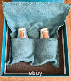 Vintage Christofle ALBI Pair Silver Plate Salt & Pepper Shakers Cruet With Box