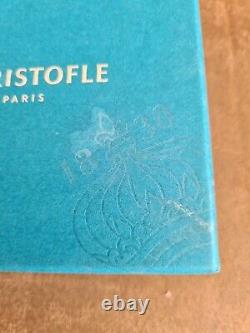 Vintage Christofle ALBI Pair Silver Plate Salt & Pepper Shakers Cruet With Box