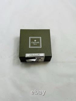 Vintage Christofle France Salt And Pepper Shaker Set, With Box Unopened Plastic