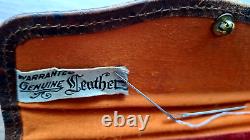 Vintage Clauss USA & SEC/Solingen Scissors in leather case