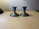 Vintage Columbia Weighted Sterling Silver Candleholders (pair)