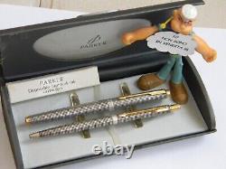Vintage Couple Parker 75 Cisele' Fountainpen & Ballpoint Unused