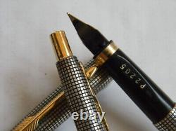 Vintage Couple Parker 75 Cisele' Fountainpen & Ballpoint Unused