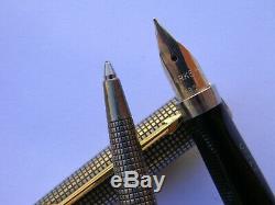 Vintage Couple Parker 75 Cisele' Fountainpen & Ballpoint Used