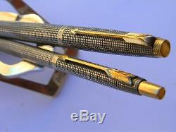 Vintage Couple Parker 75 Cisele' Fountainpen & Ballpoint Used