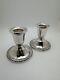 Vintage Duchin Creation Sterling Silver Candlesticks Pair Weighted