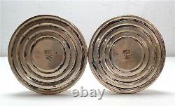 Vintage EL-SIL-CO, Weighted, Sterling Candlestick, Pair