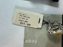 Vintage Earrings John Medeiros Lot 3 Pair Pierced Mixed Metal Deadstock NOS