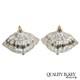 Vintage English Regency Silver Plated Scalloped Covered Dish A Pair