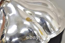 Vintage English Regency Silver Plated Scalloped Covered Dish a Pair