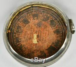 Vintage Fusee Pocket Watch Silver Pair Case