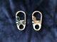 Vintage Gucci Replacement Carabiners/pair Silver Heavy Duty Hardware