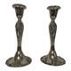 Vintage Godinger Silverplated Candlestick Holders A Pair