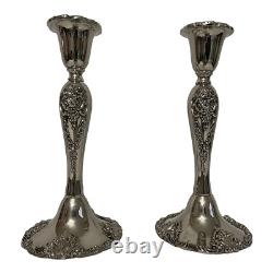 Vintage Godinger Silverplated Candlestick Holders a Pair