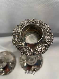 Vintage Godinger Silverplated Candlestick Holders a Pair
