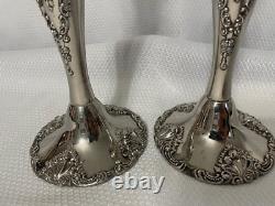 Vintage Godinger Silverplated Candlestick Holders a Pair