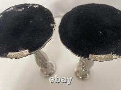 Vintage Godinger Silverplated Candlestick Holders a Pair