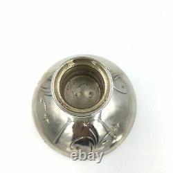 Vintage Gorham Celeste Sterling Silver Candle Holder Stick #1335 Pair