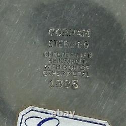 Vintage Gorham Celeste Sterling Silver Candle Holder Stick #1335 Pair