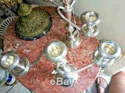 Vintage Gorham Sterling 808 Candelabra, Pair