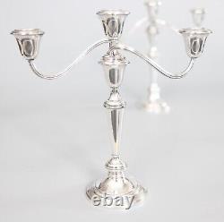 Vintage Gorham Sterling Silver Candelabras a Pair