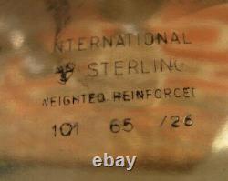 Vintage INTERNATIONAL Co. Sterling Silver 3 Light CANDELABRA Pair. 1920-40's