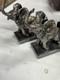 Vintage Jb Jennings Silver Plate Elephant Bookends Signed Ca 1920s