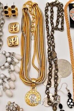 Vintage Jewelry Lot Givenchy Anne Klein Crown Trifari Nadri Monet Lisner J81