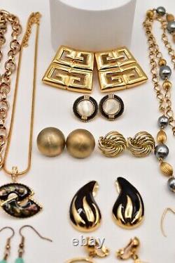 Vintage Jewelry Lot Givenchy Trifari Anne Klein Monet 1928 JJ Liz Claiborne J94