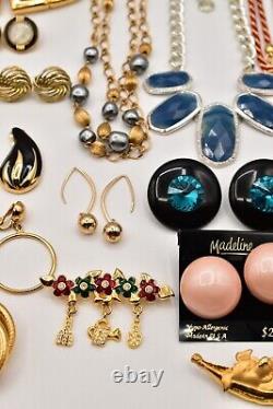 Vintage Jewelry Lot Givenchy Trifari Anne Klein Monet 1928 JJ Liz Claiborne J94