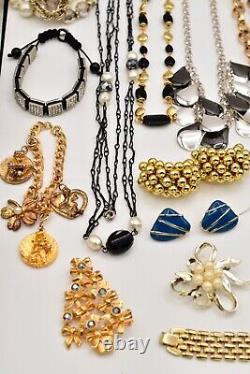 Vintage Jewelry Lot Givenchy Trifari Anne Klein Monet 1928 JJ Liz Claiborne J94