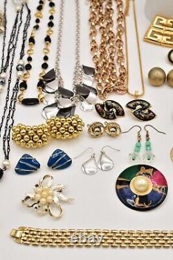 Vintage Jewelry Lot Givenchy Trifari Anne Klein Monet 1928 JJ Liz Claiborne J94