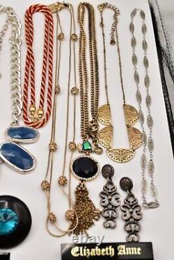 Vintage Jewelry Lot Givenchy Trifari Anne Klein Monet 1928 JJ Liz Claiborne J94