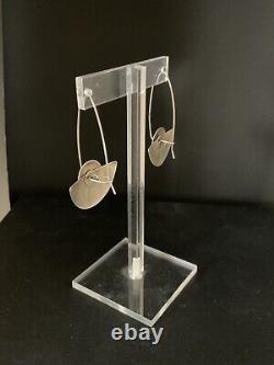 Vintage L&H Lewis and Heubner Sterling Silver Earrings 6.8g