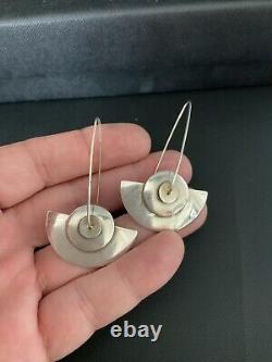 Vintage L&H Lewis and Heubner Sterling Silver Earrings 6.8g