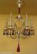 Vintage Lighting Matched Pair Extraordinary 1920s Silver Chandeliers