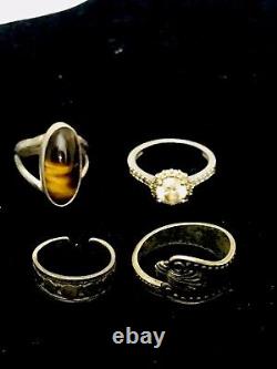 Vintage Lot Sterling Silver Jewelry All Signed