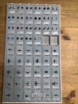 Vintage Lot of 22 Pairs of Sterling Silver Earrings 30 sterling rings
