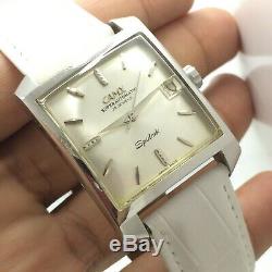Vintage Mens Camy Superautomatic Sputnik Date Couple Wrist Watch 25 Jewels