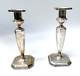Vintage Mueck-cary Sterling Silver Pair Of Candle Sticks W Monogram 9 1/2 (wep)