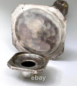 Vintage Mueck-Cary Sterling Silver Pair of Candle Sticks w Monogram 9 1/2 (WeP)
